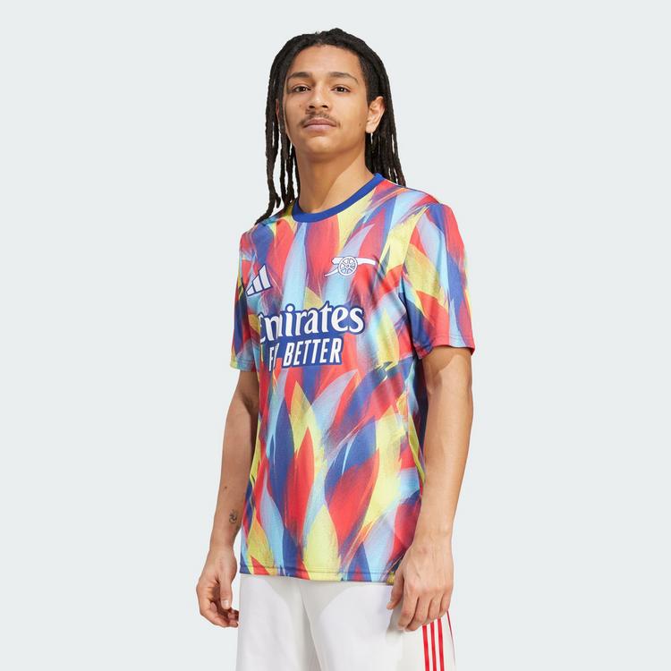 adidas adidas Arsenal 25/26 Pre-Match-Shirt Teamtrikot Herren - Victory Blue / Pure Ruby / Bright Yellow / Bright Cyan - 0 | SportScheck