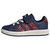 adidas adidas Marvel Spider-Man Grand Court Sneaker Kinder - Dark Blue / Active Maroon / Off White