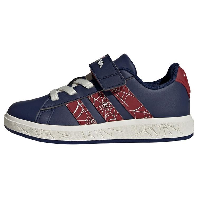 adidas adidas adidas Marvel Spider-Man Grand Court Sneaker Kinder - Dark Blue / Active Maroon / Off White - 0 | SportScheck