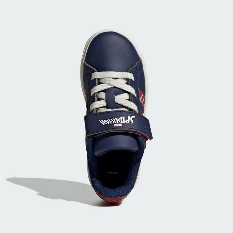 adidas adidas adidas Marvel Spider-Man Grand Court Sneaker Kinder - Dark Blue / Active Maroon / Off White - 1 | SportScheck