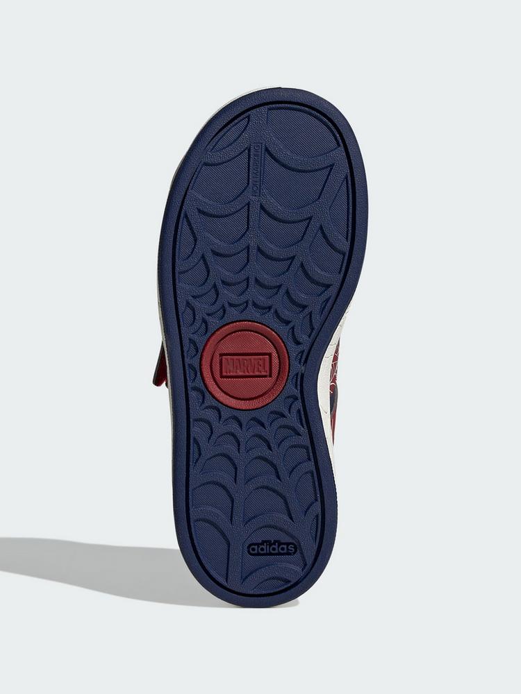 adidas adidas adidas Marvel Spider-Man Grand Court Sneaker Kinder - Dark Blue / Active Maroon / Off White - 2 | SportScheck