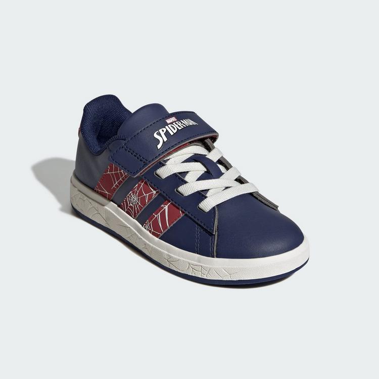 adidas adidas adidas Marvel Spider-Man Grand Court Sneaker Kinder - Dark Blue / Active Maroon / Off White - 3 | SportScheck