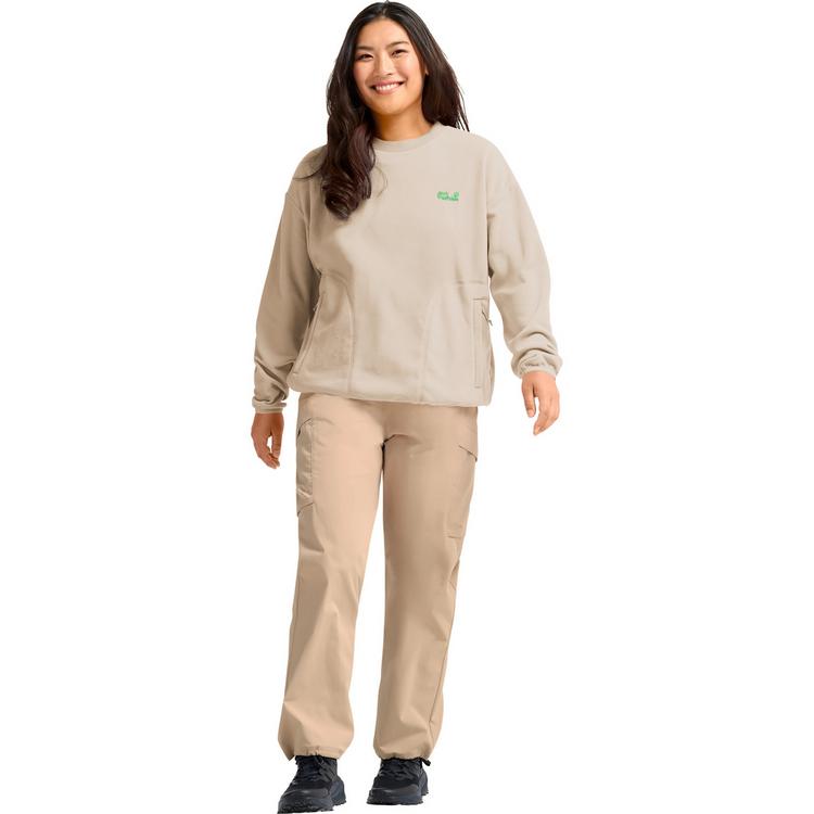 Jack Wolfskin Jack Wolfskin FIND THE WILD CREWNECK W Fleecepullover Damen - oyster - 2 | SportScheck