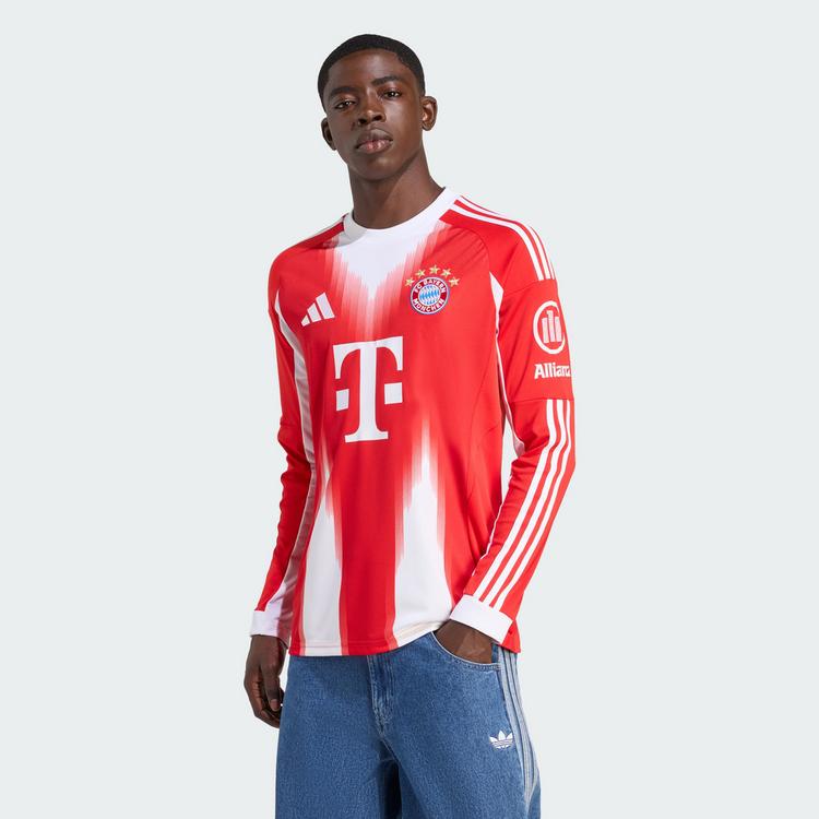 adidas adidas FC Bayern M&uuml;nchen 25/26 Long Sleeve Trikot Herren - Red - 0 | SportScheck