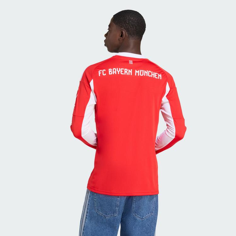 adidas adidas FC Bayern M&uuml;nchen 25/26 Long Sleeve Trikot Herren - Red - 1 | SportScheck