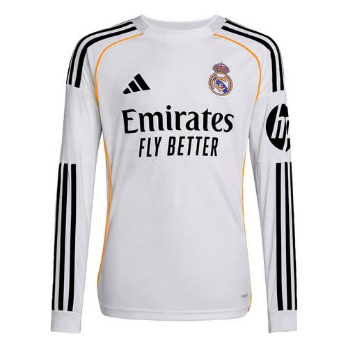 adidas Real Madrid 25/26 Long Sleeve Kids Trikot Kinder