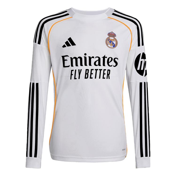 adidas adidas Real Madrid 25/26 Long Sleeve Kids Trikot Kinder - White - 0 | SportScheck