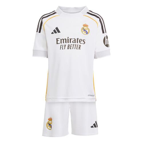 adidas Real Madrid 25/26 Heim Mini-Ausr&uuml;stung Teamtrikot Kinder