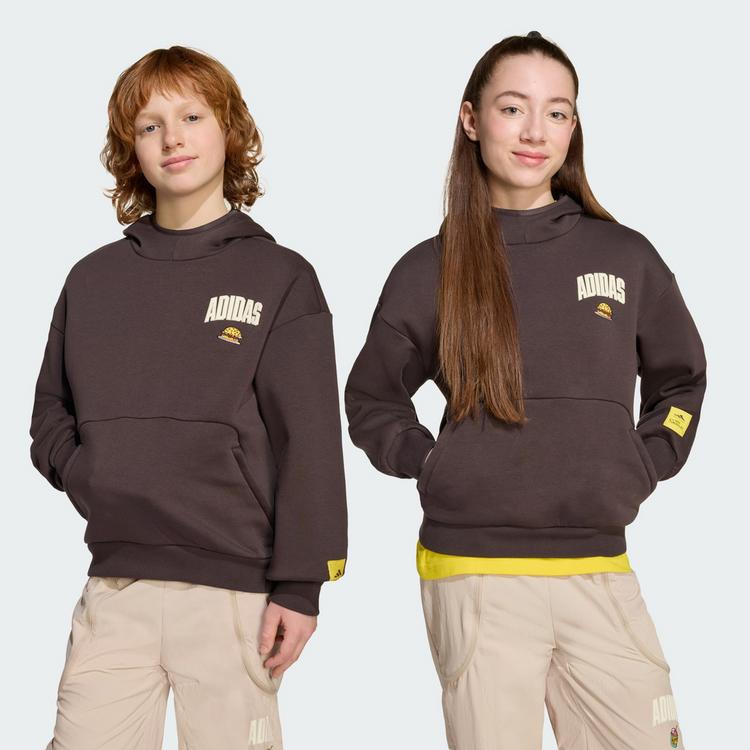 adidas adidas adidas The Simpsons Kapuzen-Sweatshirt Hoodie Kinder - Night Brown - 0 | SportScheck