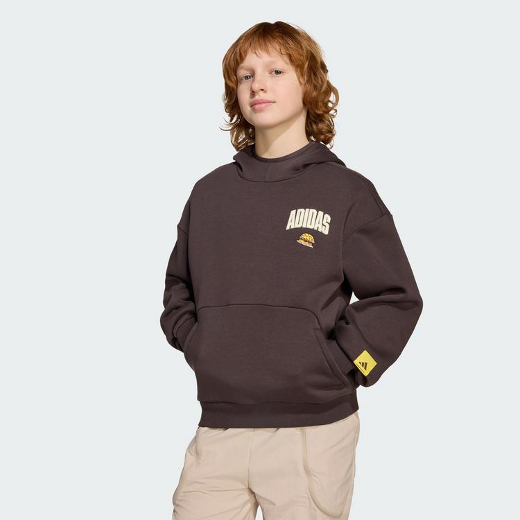adidas adidas adidas The Simpsons Kapuzen-Sweatshirt Hoodie Kinder - Night Brown - 1 | SportScheck