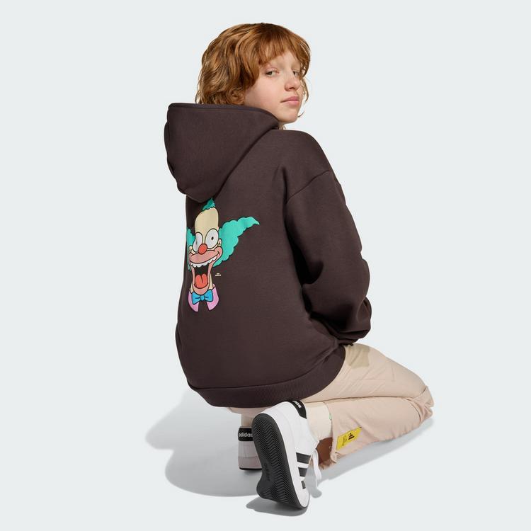 adidas adidas adidas The Simpsons Kapuzen-Sweatshirt Hoodie Kinder - Night Brown - 1 | SportScheck