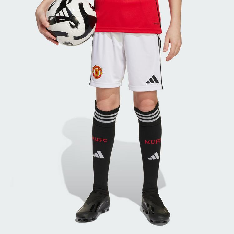 adidas adidas Manchester United 25/26 Kids Heimshorts Funktionsshorts Kinder - White - 1 | SportScheck