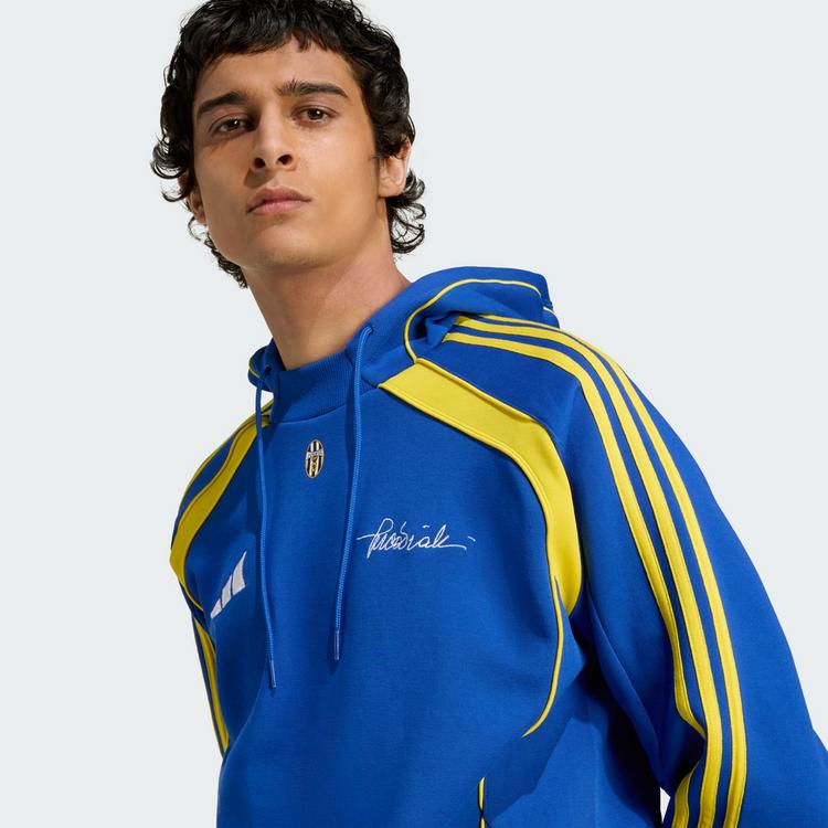 adidas adidas Juventus Turin Vialli Pack Doubleknit Hoodie Herren - Royal Blue - 1 | SportScheck