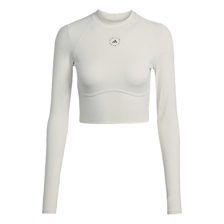 adidas adidas adidas By Stella McCartney Croptop Damen - Almond Milk-Smc - 0 | SportScheck