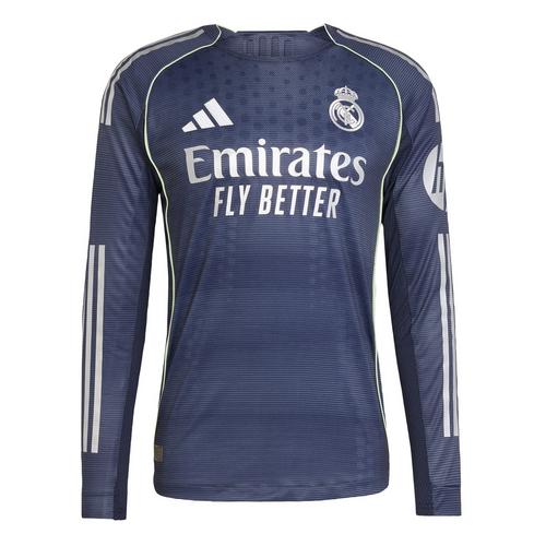 adidas Real Madrid 25/26 Langarm Ausw&auml;rts Trikot Herren
