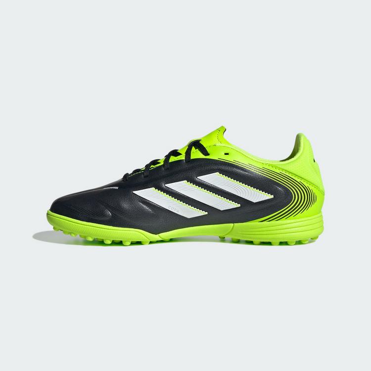 adidas adidas Copa Pure 3 League Kunstrasen Fu&szlig;ballschuhe Kinder - Core Black / Cloud White / Lucid Lemon - 4 | SportScheck