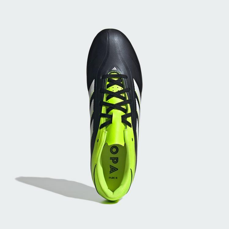adidas adidas Copa Pure 3 Club Fu&szlig;ballschuh, Fu&szlig;ballschuhe - Core Black / Cloud White / Lucid Lemon - 0 | SportScheck