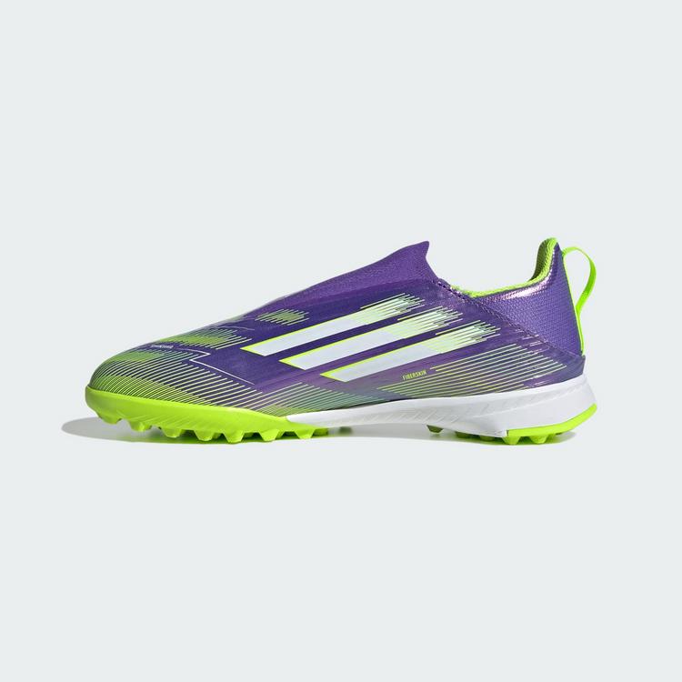 adidas adidas F50 League Kids Fu&szlig;ballschuh, Fu&szlig;ballschuhe Kinder - Purple Rush / Cloud White / Lucid Lemon - 4 | SportScheck