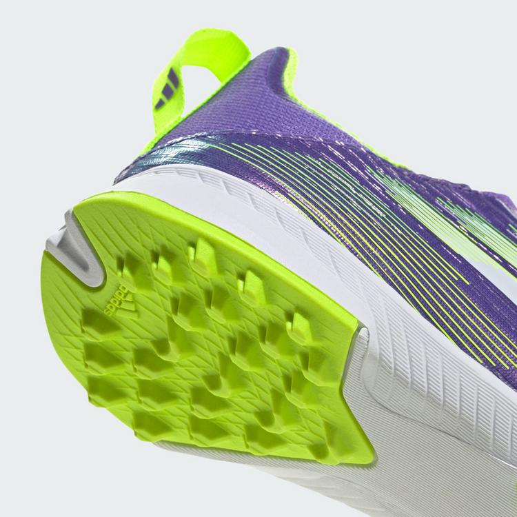 adidas adidas F50 League Kids Fu&szlig;ballschuh, Fu&szlig;ballschuhe Kinder - Purple Rush / Cloud White / Lucid Lemon - 5 | SportScheck