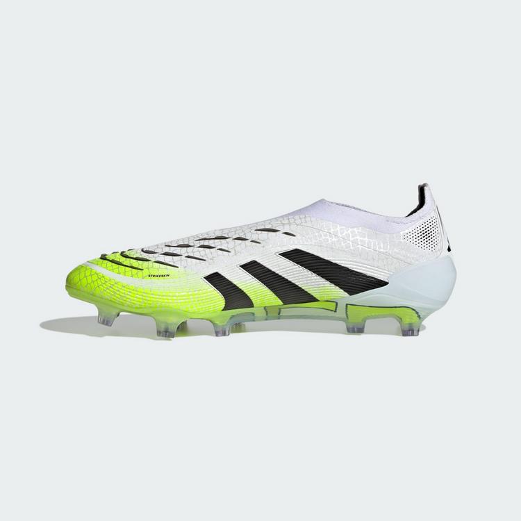 adidas adidas Predator Elite Laceless Fu&szlig;ballschuh Fu&szlig;ballschuhe - Cloud White / Core Black / Lucid Lemon - 4 | SportScheck