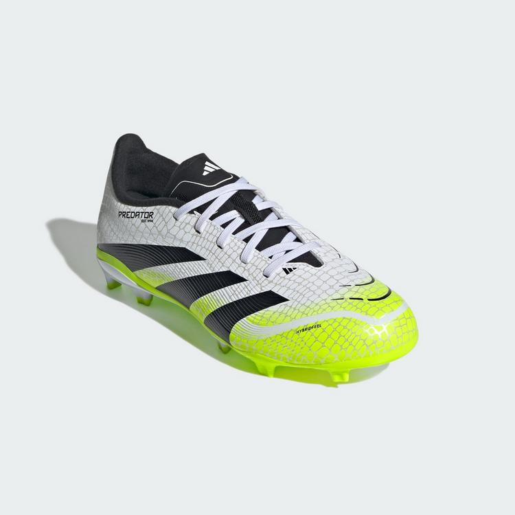 adidas adidas Predator League Kids Fu&szlig;ballschuh, Fu&szlig;ballschuhe Kinder - Cloud White / Core Black / Lucid Lemon - 2 | SportScheck