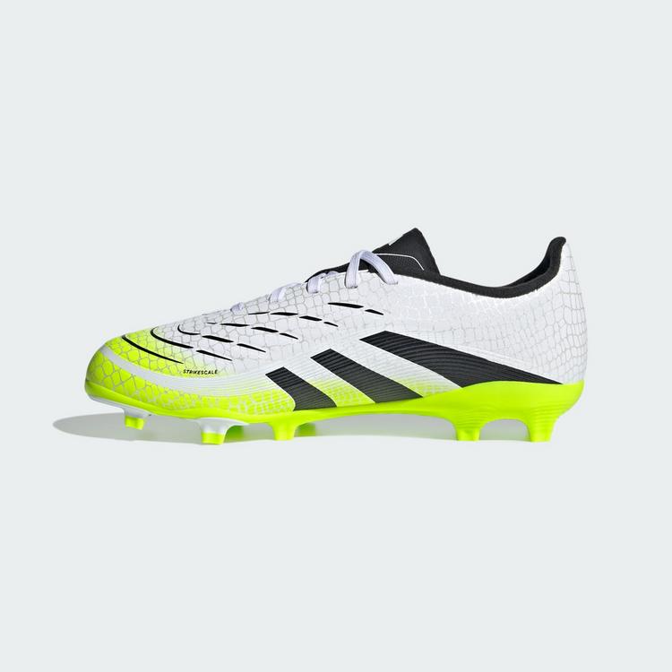 adidas adidas Predator League Kids Fu&szlig;ballschuh, Fu&szlig;ballschuhe Kinder - Cloud White / Core Black / Lucid Lemon - 4 | SportScheck