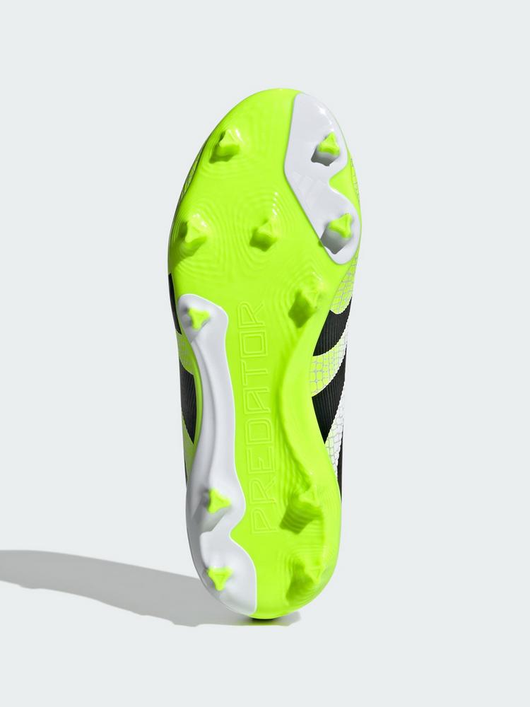 adidas adidas Predator League Laceless Kids FG/MG Fu&szlig;ballschuhe Kinder - Cloud White / Core Black / Lucid Lemon - 1 | SportScheck