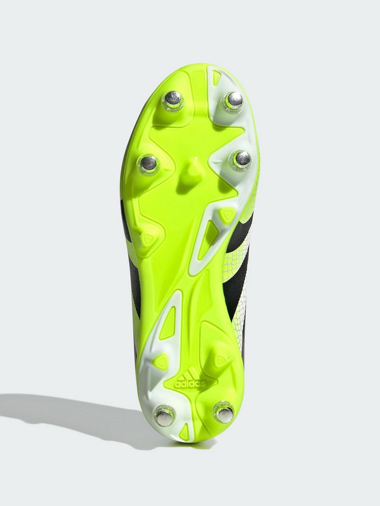 adidas adidas Predator League Fu&szlig;ballschuhe weiche Fu&szlig;ballschuhe Kinder - Cloud White / Core Black / Lucid Lemon - 1 | SportScheck