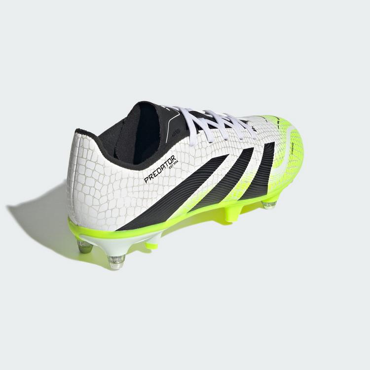 adidas adidas Predator League Fu&szlig;ballschuhe weiche Fu&szlig;ballschuhe Kinder - Cloud White / Core Black / Lucid Lemon - 3 | SportScheck