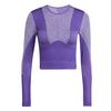 adidas adidas By Stella McCartney Seamless Croptop Damen - Alpine Violet-Smc / Clear Onix