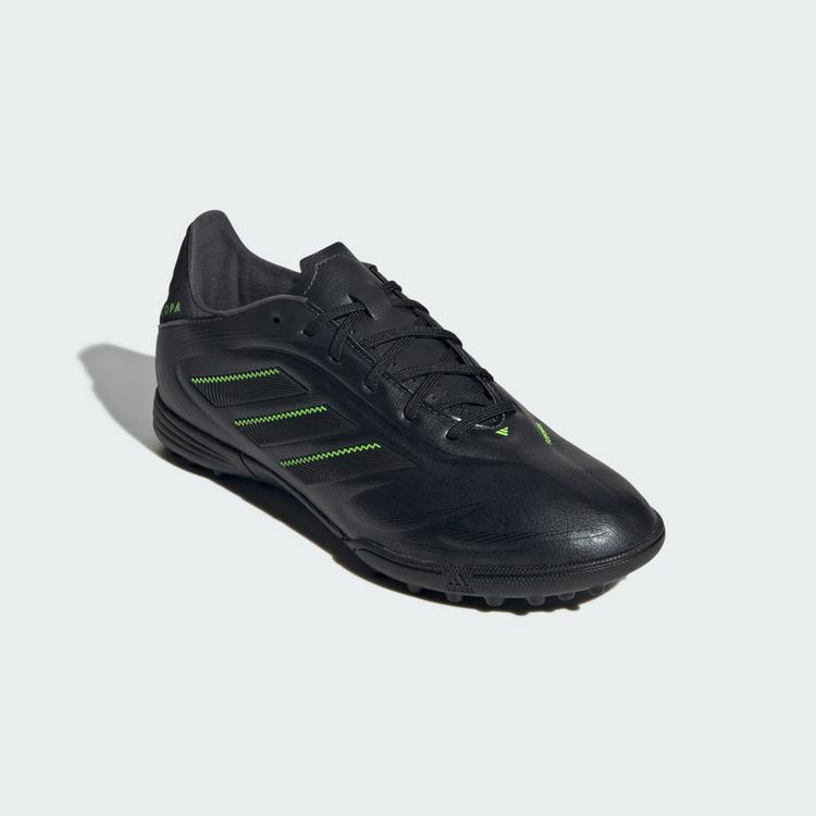 adidas adidas Copa Pure 3 League Kunstrasen Fu&szlig;ballschuhe Kinder - Core Black / Dgh Solid Grey / Lucid Lemon - 2 | SportScheck
