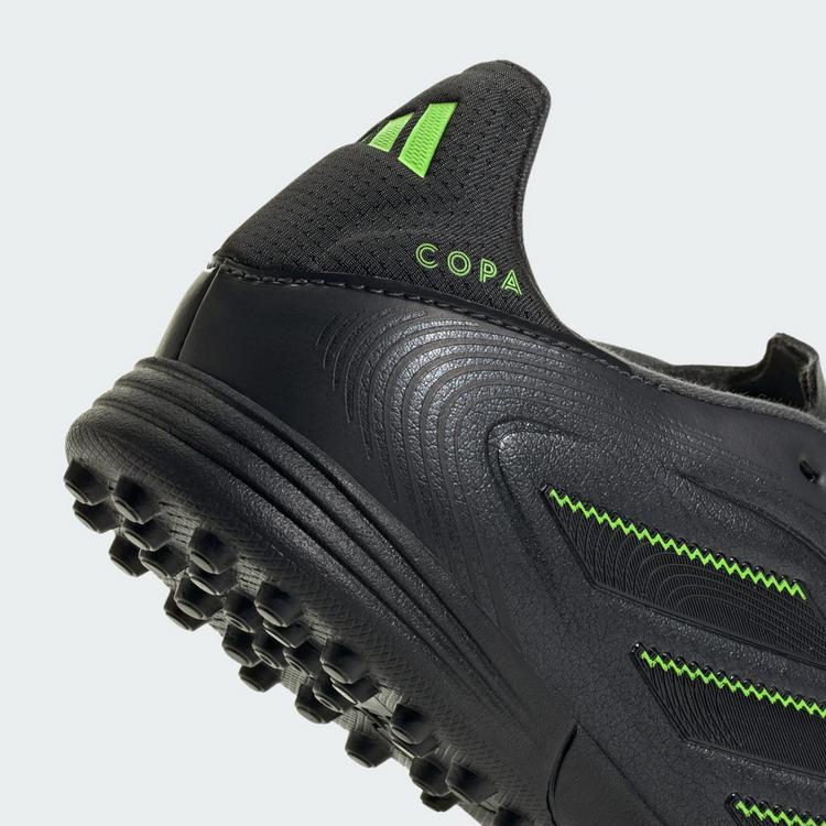 adidas adidas Copa Pure 3 League Kunstrasen Fu&szlig;ballschuhe Kinder - Core Black / Dgh Solid Grey / Lucid Lemon - 5 | SportScheck