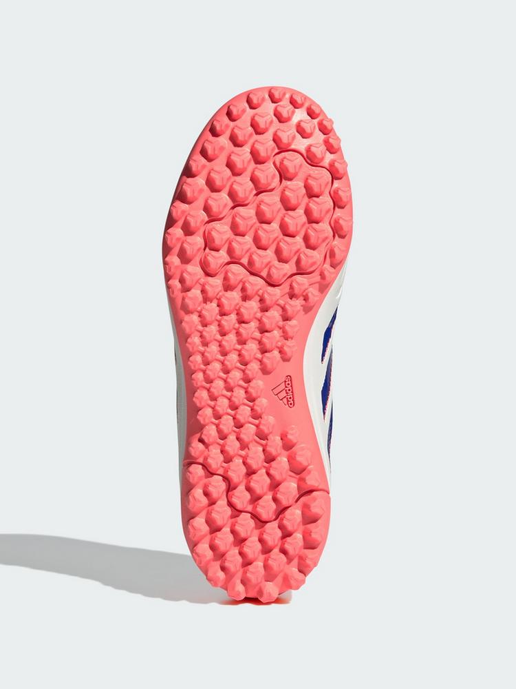 adidas adidas Copa Pure 3 Club Kids Fu&szlig;ballschuh, Fu&szlig;ballschuhe Kinder - Off White / Lucid Blue / Signal Coral - 1 | SportScheck