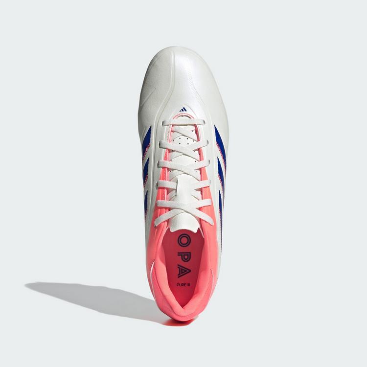 adidas adidas Copa Pure 3 Club Fu&szlig;ballschuh, Fu&szlig;ballschuhe - Off White / Lucid Blue / Signal Coral - 0 | SportScheck