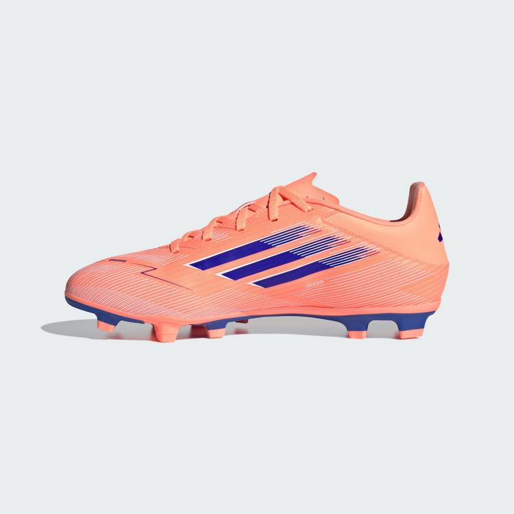 adidas adidas F50 CLUB Fu&szlig;ballschuh, feste/gemischte Fu&szlig;ballschuhe - Beam Orange / Lucid Blue / Cloud White - 4 | SportScheck