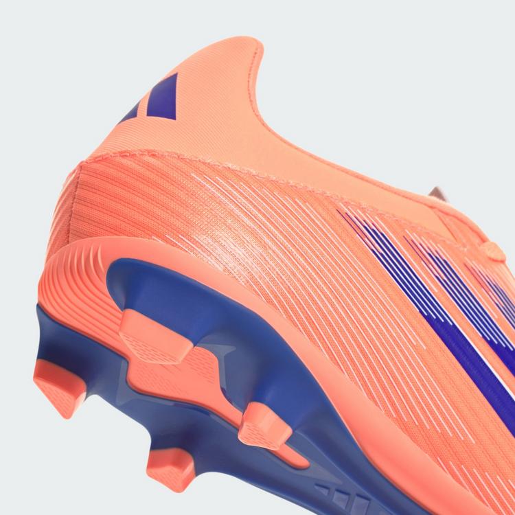 adidas adidas F50 CLUB Fu&szlig;ballschuh, feste/gemischte Fu&szlig;ballschuhe - Beam Orange / Lucid Blue / Cloud White - 5 | SportScheck