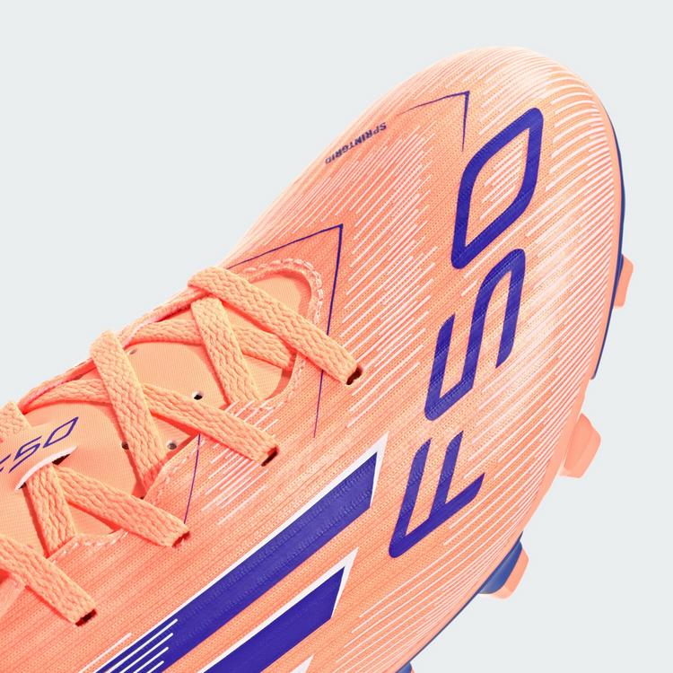 adidas adidas F50 CLUB Fu&szlig;ballschuh, feste/gemischte Fu&szlig;ballschuhe - Beam Orange / Lucid Blue / Cloud White - 6 | SportScheck