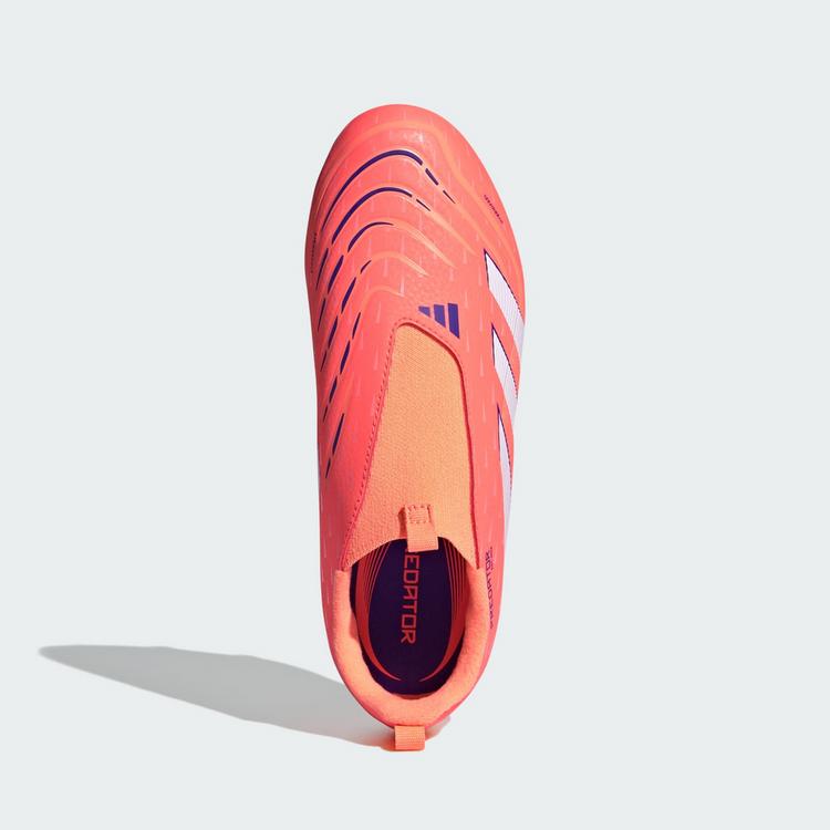 adidas adidas Predator League Laceless Kids FG/MG Fu&szlig;ballschuhe Kinder - Signal Coral / Cloud White / Beam Orange - 0 | SportScheck