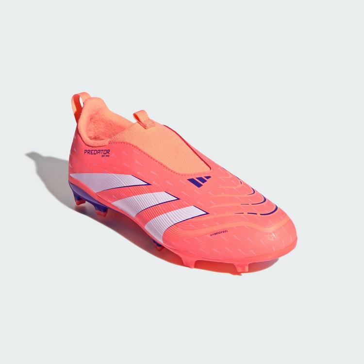 adidas adidas Predator League Laceless Kids FG/MG Fu&szlig;ballschuhe Kinder - Signal Coral / Cloud White / Beam Orange - 2 | SportScheck