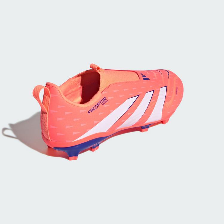 adidas adidas Predator League Laceless Kids FG/MG Fu&szlig;ballschuhe Kinder - Signal Coral / Cloud White / Beam Orange - 3 | SportScheck