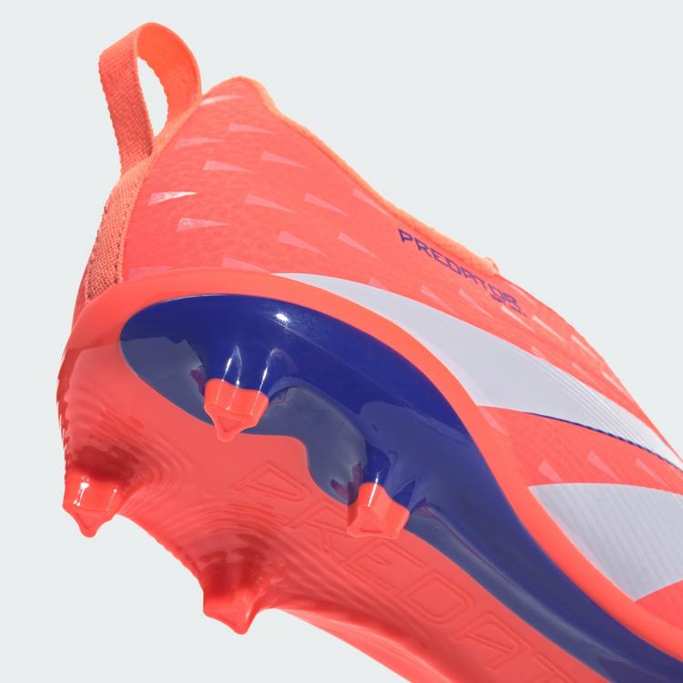adidas adidas Predator League Laceless Kids FG/MG Fu&szlig;ballschuhe Kinder - Signal Coral / Cloud White / Beam Orange - 5 | SportScheck