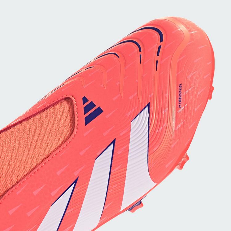 adidas adidas Predator League Laceless Kids FG/MG Fu&szlig;ballschuhe Kinder - Signal Coral / Cloud White / Beam Orange - 6 | SportScheck