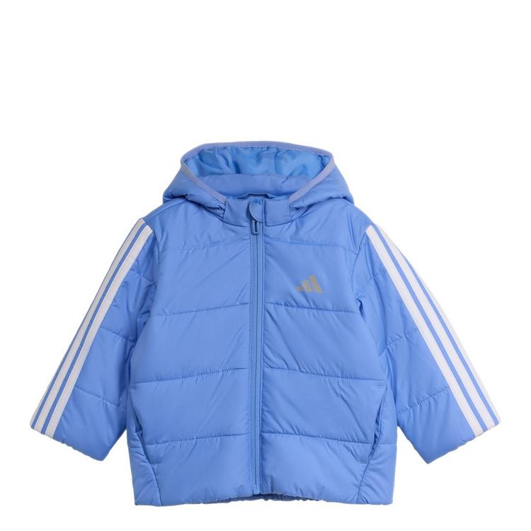 adidas adidas Essentials 3-Streifen gef&uuml;tterte Jacke Funktionsjacke Kinder - Blue Fusion / White - 0 | SportScheck