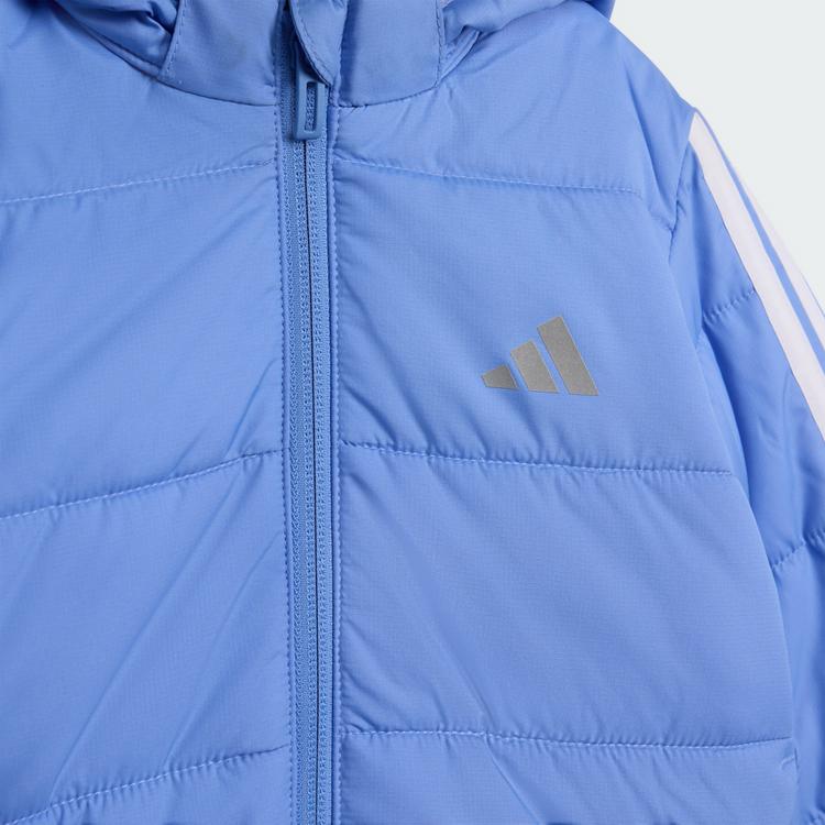 adidas adidas Essentials 3-Streifen gef&uuml;tterte Jacke Funktionsjacke Kinder - Blue Fusion / White - 0 | SportScheck