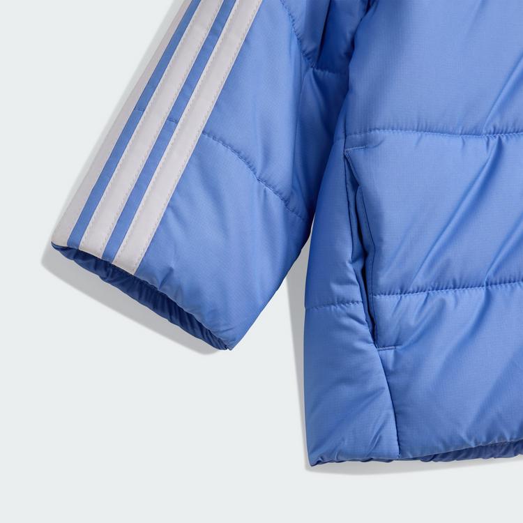 adidas adidas Essentials 3-Streifen gef&uuml;tterte Jacke Funktionsjacke Kinder - Blue Fusion / White - 2 | SportScheck