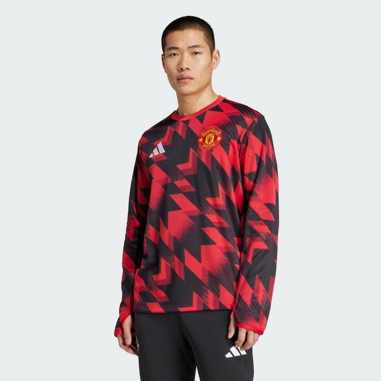 adidas adidas Manchester United 25/26 Pre-Match Warm Hoodie Herren - Mufc Red - 0 | SportScheck