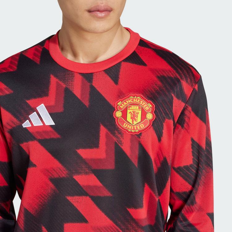 adidas adidas Manchester United 25/26 Pre-Match Warm Hoodie Herren - Mufc Red - 1 | SportScheck