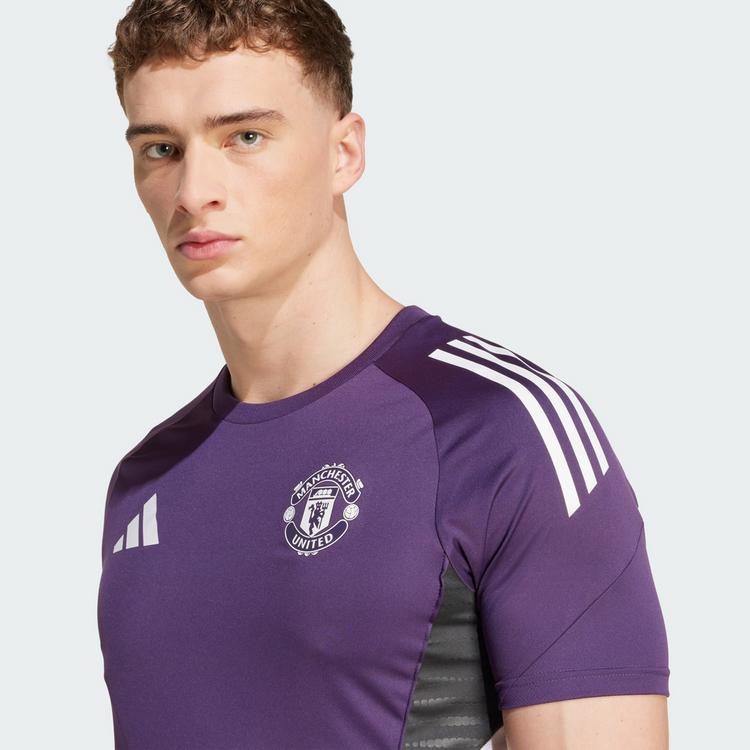 adidas adidas Manchester United Tiro 25 Competition Teamtrikot Herren - Aurora Plum / White / Black - 1 | SportScheck