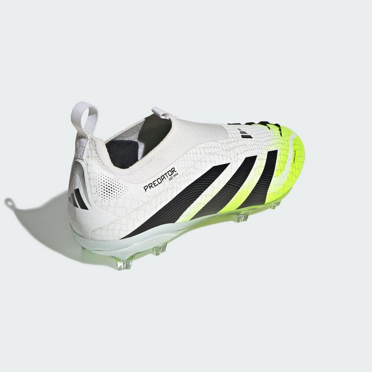 adidas adidas Predator Elite Laceless FG Fu&szlig;ballschuh Fu&szlig;ballschuhe Kinder - Cloud White / Core Black / Lucid Lemon - 3 | SportScheck