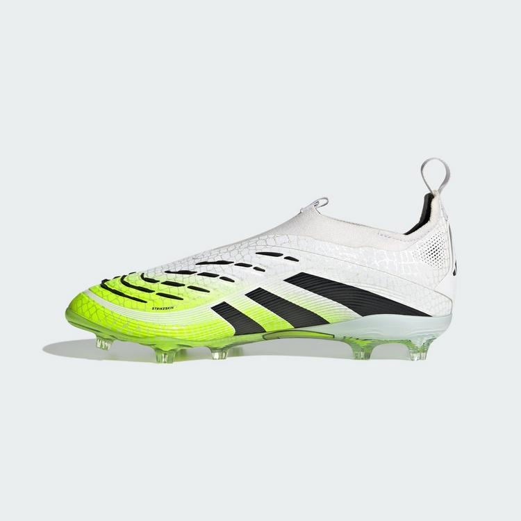 adidas adidas Predator Elite Laceless FG Fu&szlig;ballschuh Fu&szlig;ballschuhe Kinder - Cloud White / Core Black / Lucid Lemon - 4 | SportScheck